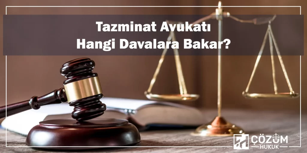 İzmir Tazminat Avukatı 2 Tazminat Avukatı Hangi Davalara Bakar?