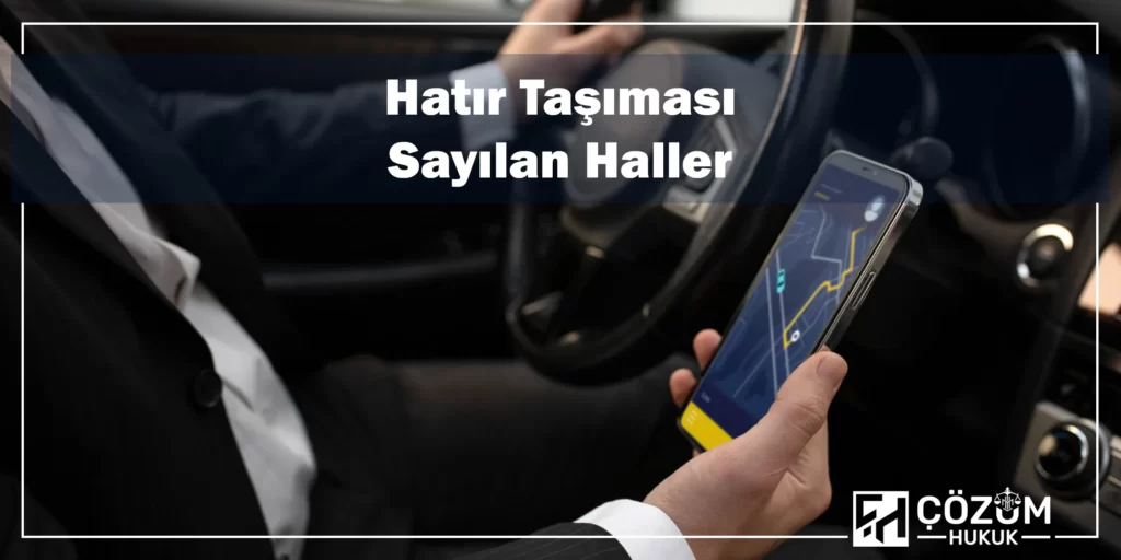 Trafik Kazalarında Hatır Taşıması İndirimi 2 Hatır Taşıması Sayılan Haller